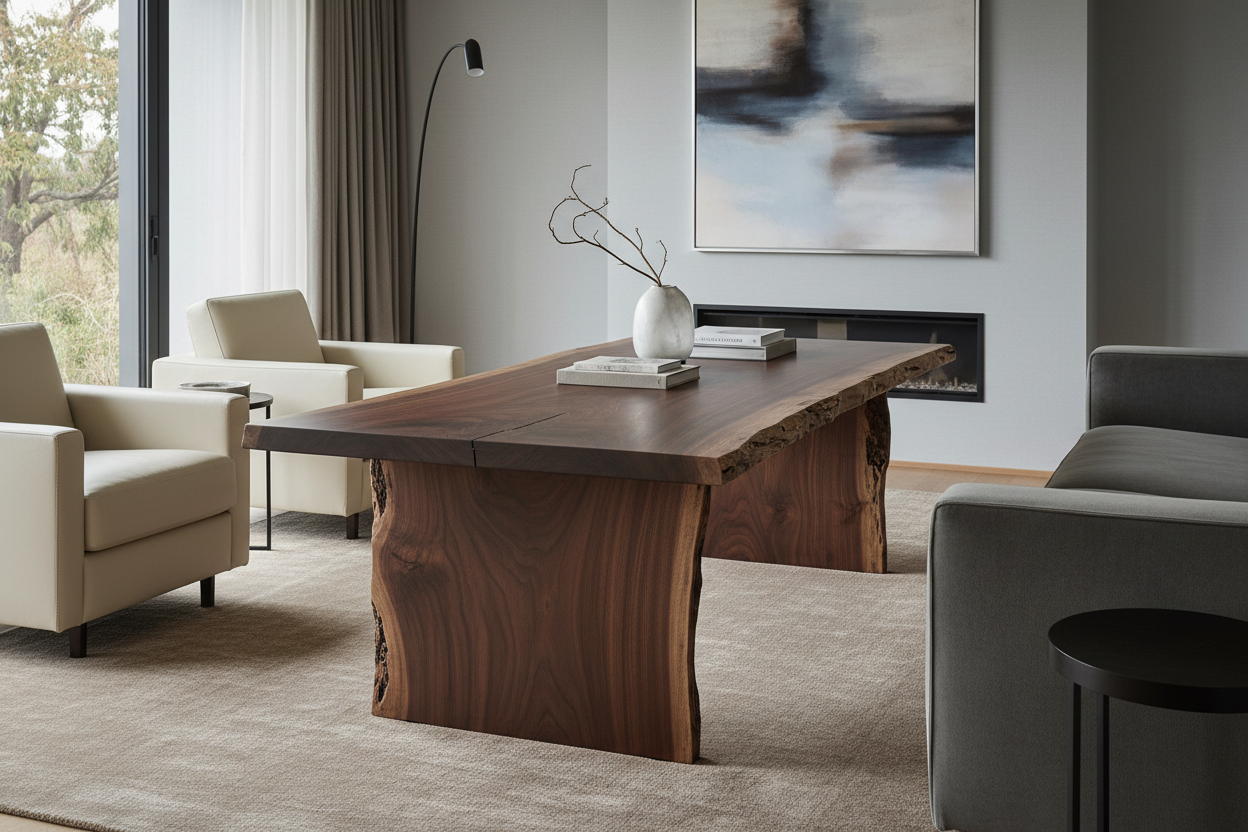 LIVE EDGE CENTRAL TABLE