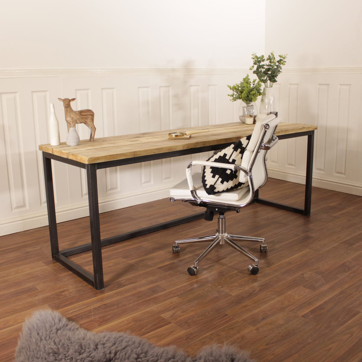 Nexar Study Table – Premium Solid Wood Desk | Modern Writing Table for Home Office & Study Room