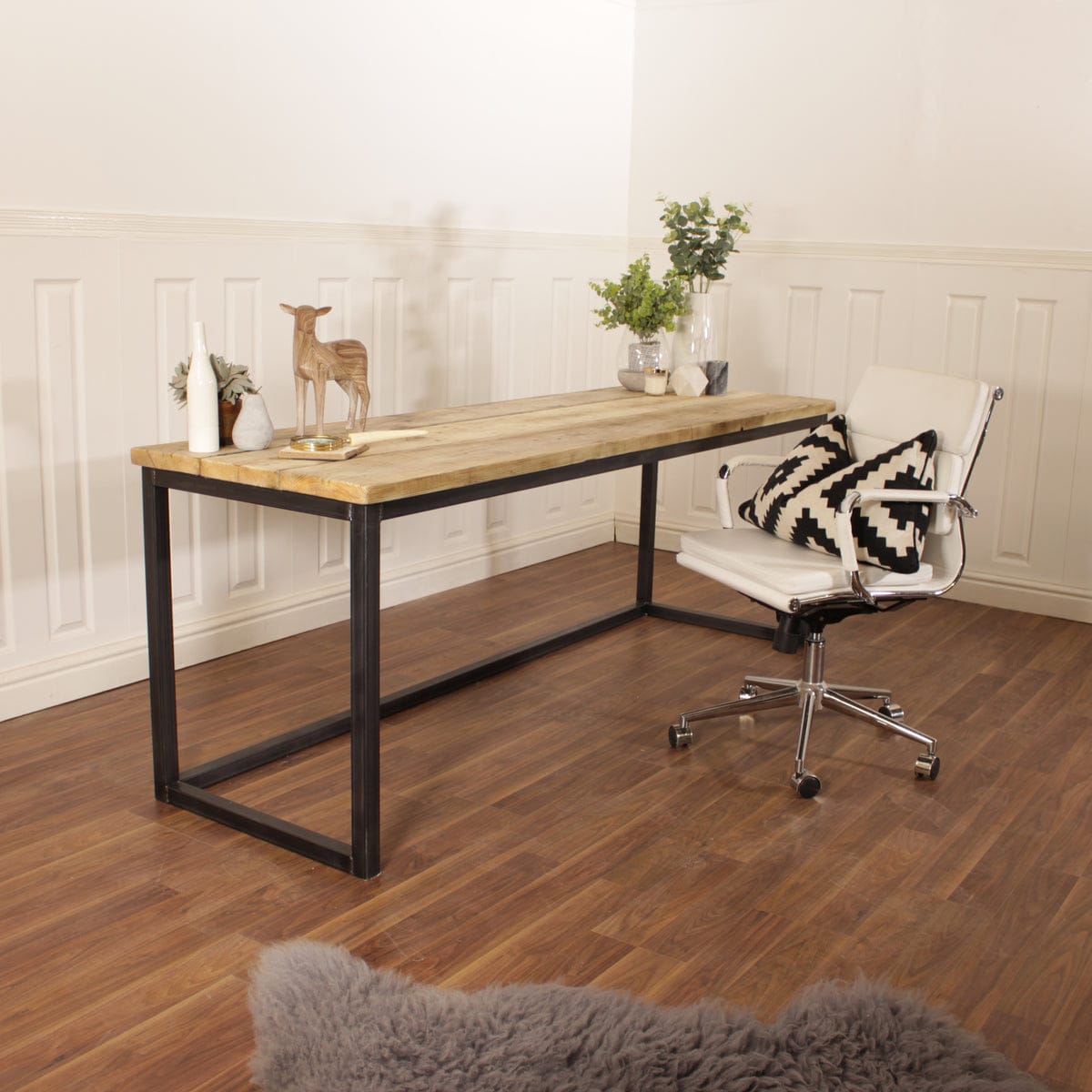 Nexar Study Table – Premium Solid Wood Desk | Modern Writing Table for Home Office & Study Room