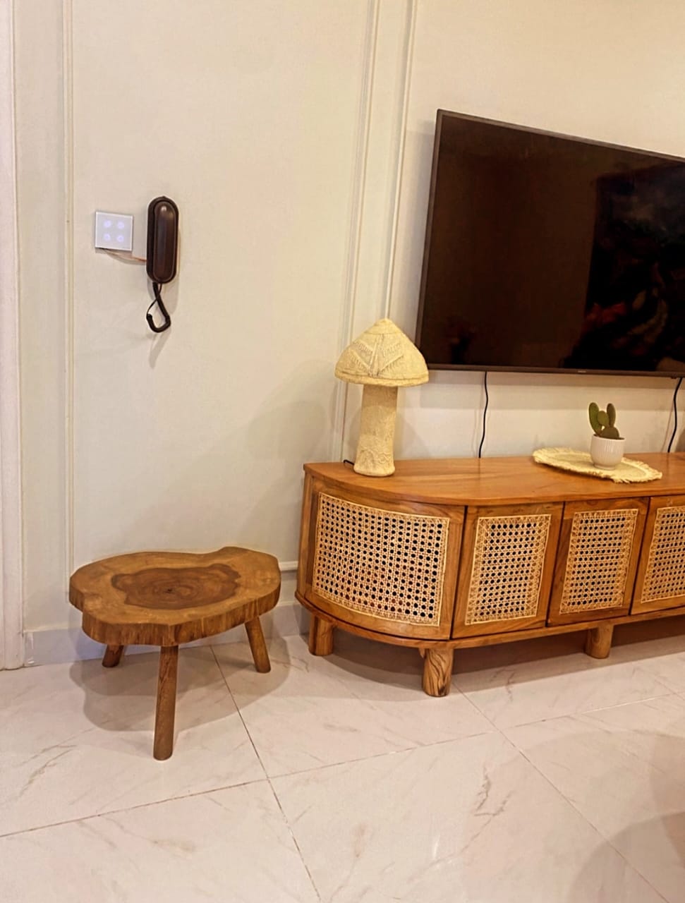 Live Edge Plant Stand | Solid Wood Planter Stand | Rustic Plant Display