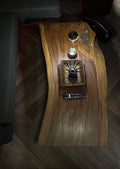 Live Edge Coffee Table | Rustic Farmhouse Center Table | Solid Wood Metal Legs