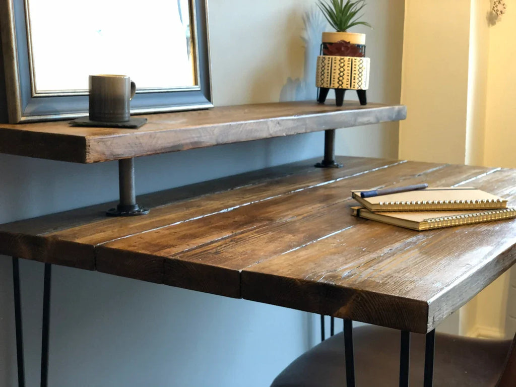 Tavro Study Table – Premium Solid Wood Desk | Modern Writing Table for Home Office & Study Room
