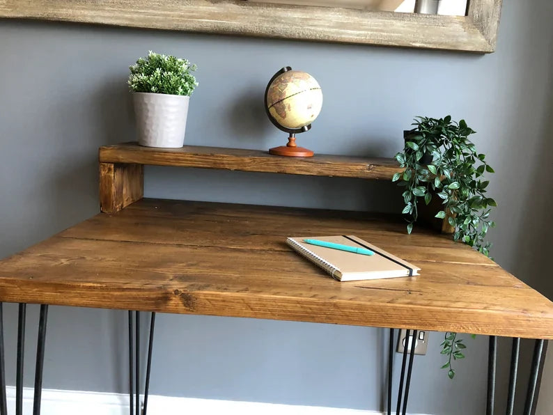Tavro Study Table – Premium Solid Wood Desk | Modern Writing Table for Home Office & Study Room