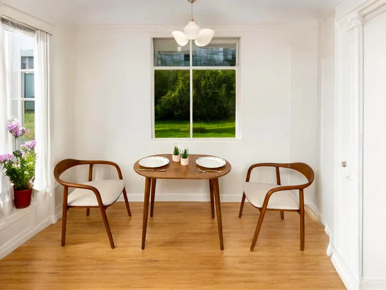 Wooden Dining Table – W41 Valentine Modern Solid Wood Dining Table