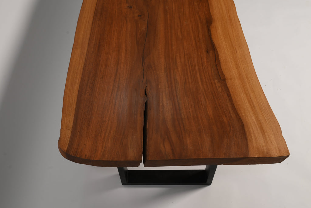 Live Edge Coffee Table | Rustic Center Table | Solid Wood Farmhouse Table