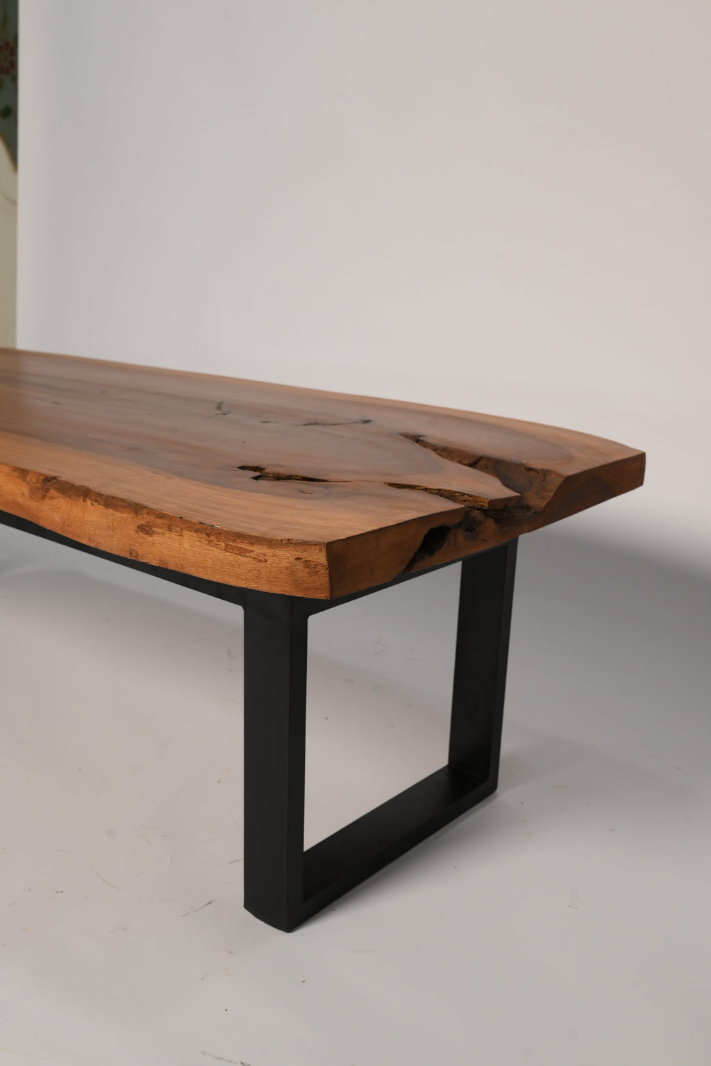 Live Edge Coffee Table | Rustic Center Table | Solid Wood Farmhouse Table