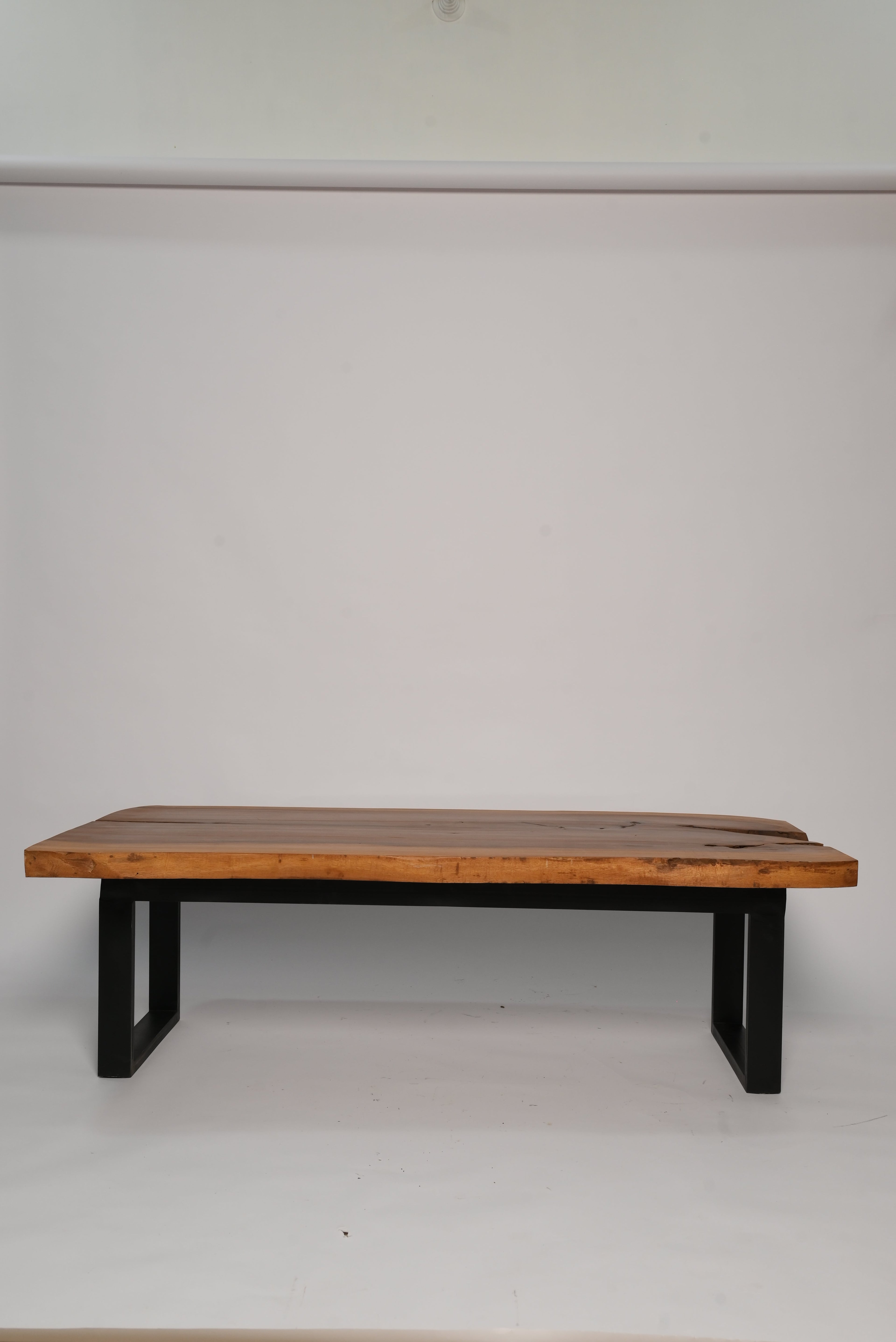 Live Edge Coffee Table | Rustic Center Table | Solid Wood Farmhouse Table