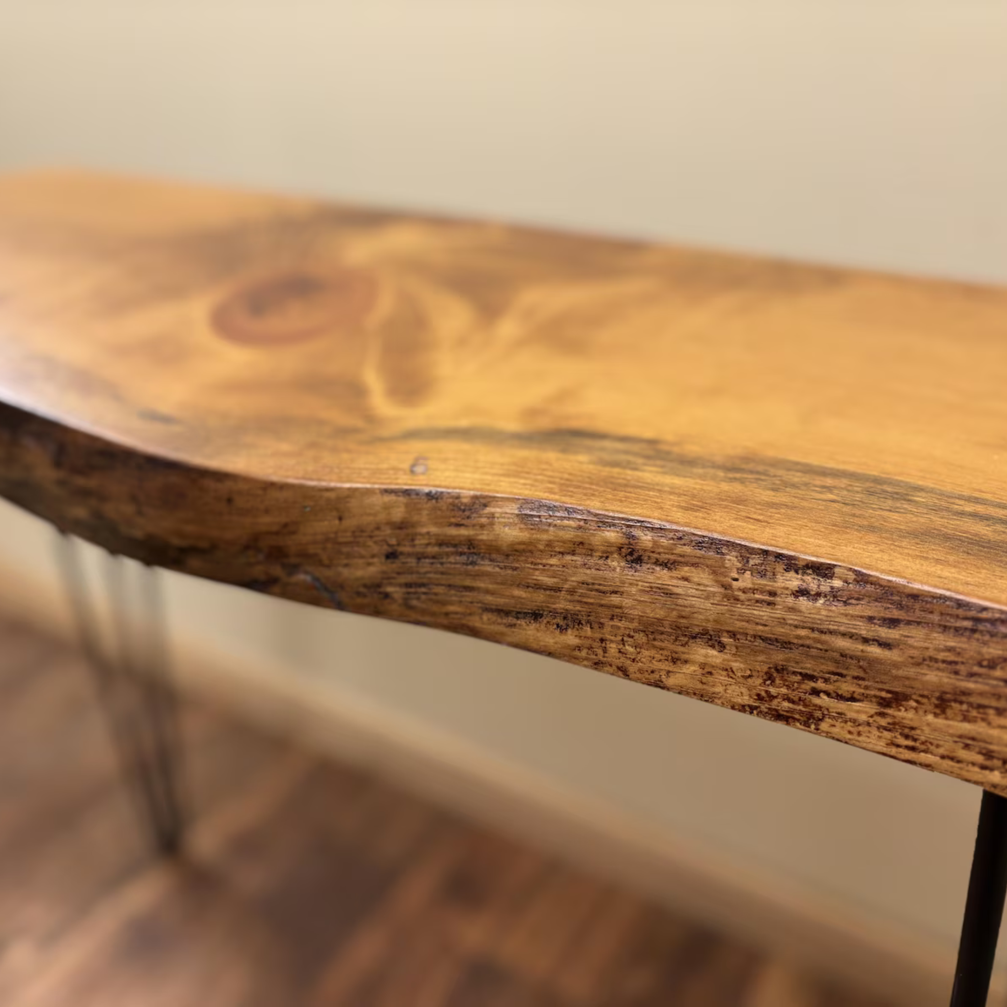 Small Sheesham Wood Console Table – Compact Solid Wooden Entryway & Hallway Table | Aureus Living Pakistan