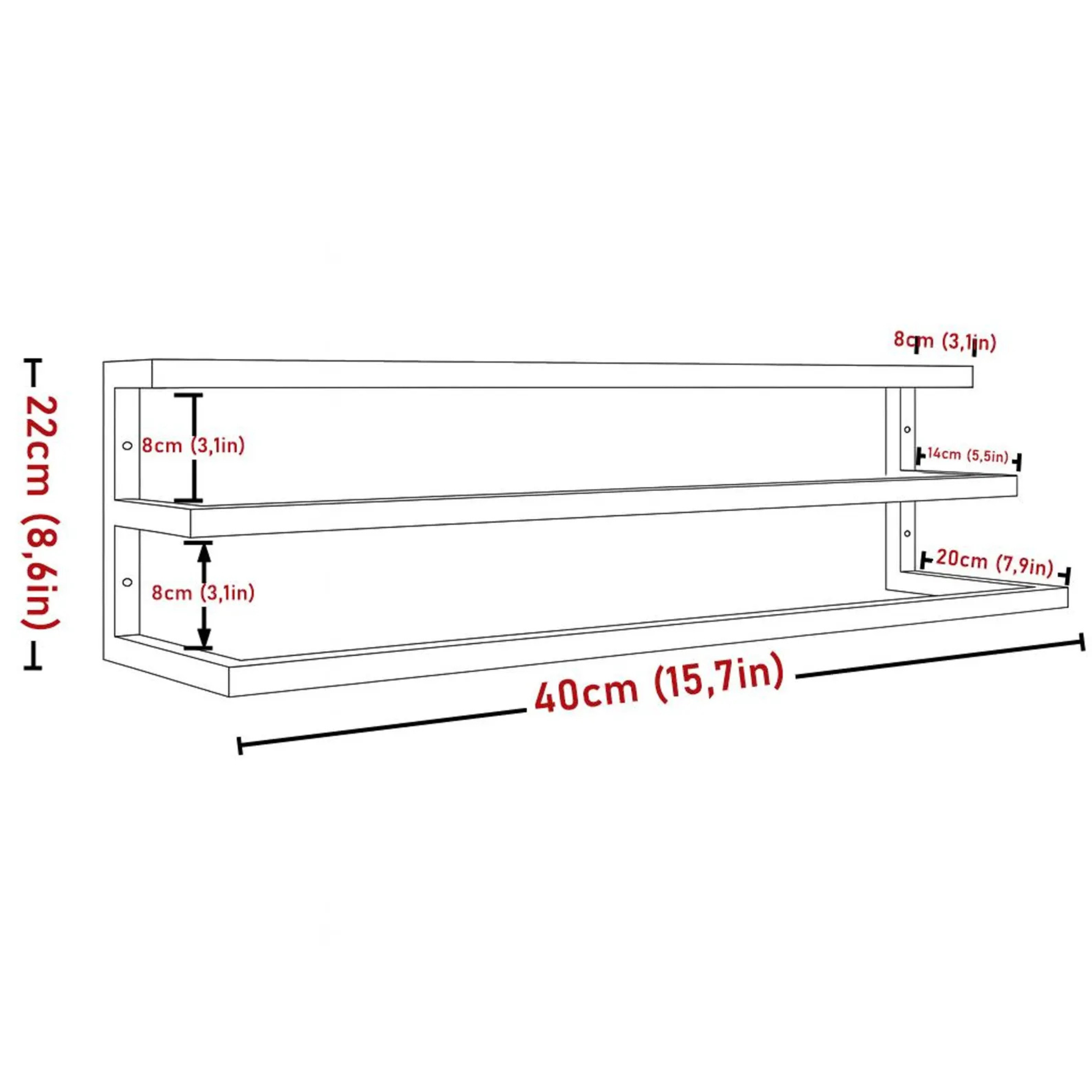 Wall Mounted Triple Bar Towel Rack – Industrial Steel Bathroom Organizer | Aureus Living Pakistan