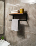 Bathroom Towel Hanger with Storage – Wall Mounted Organizer