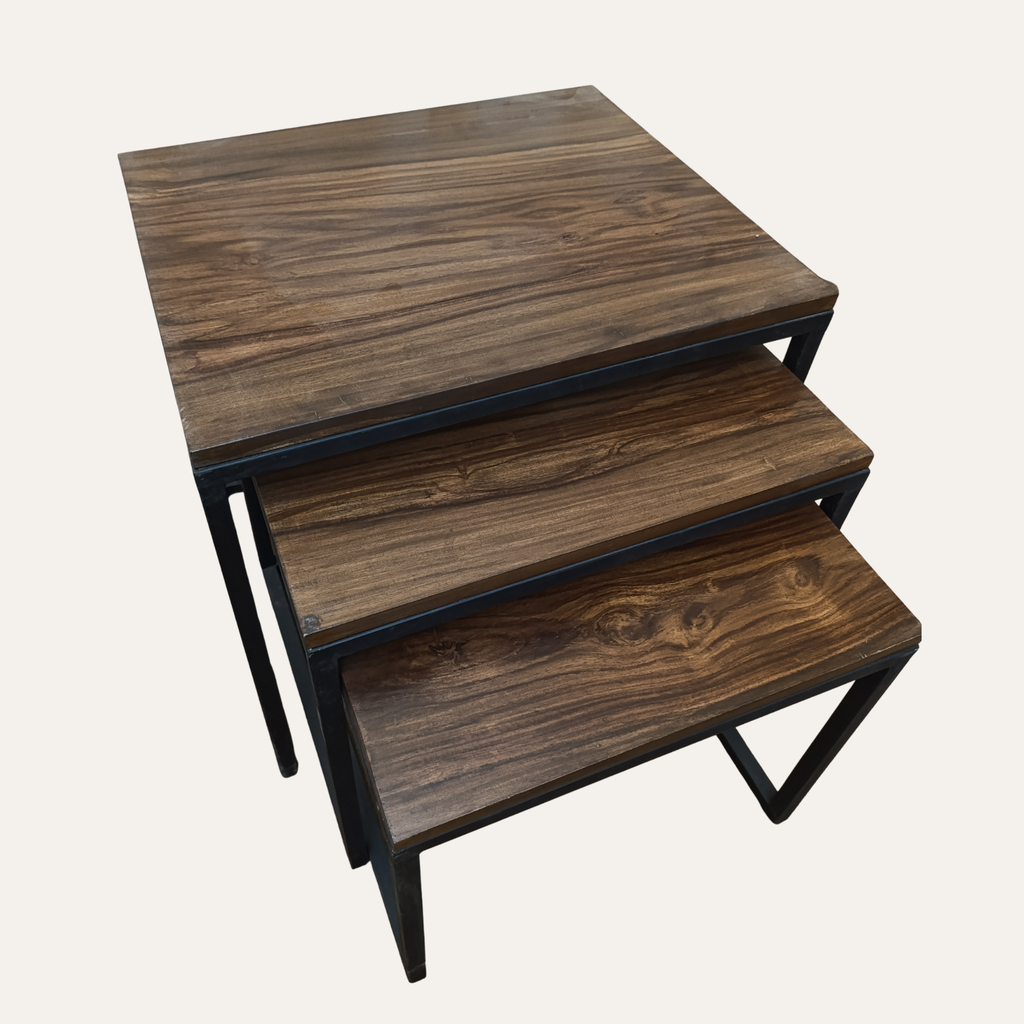 Clive Nesting Tables – Large 3-Piece End Tables