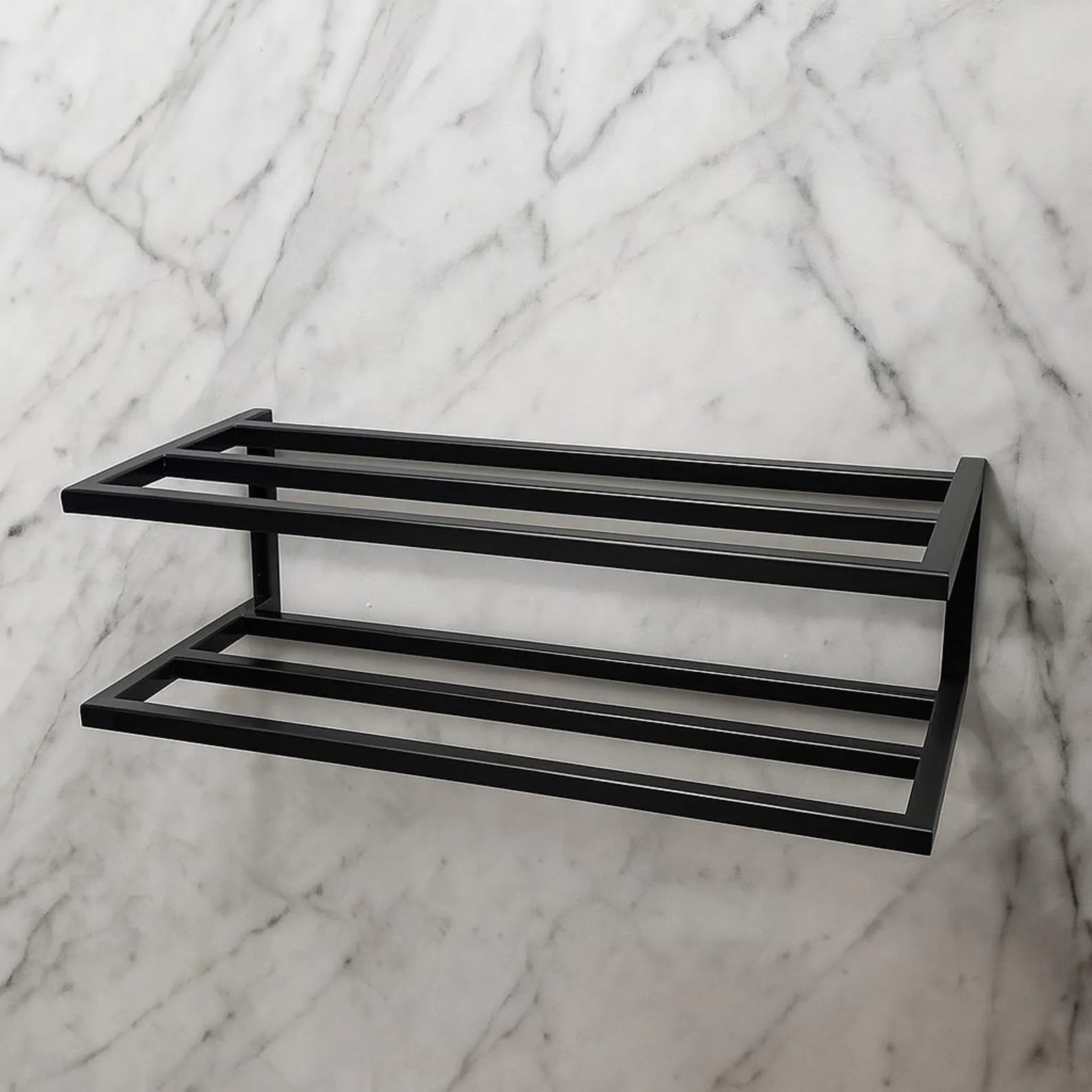 Wall Mounted Shoe Rack – Metal Floating Shoe Shelf & Storage