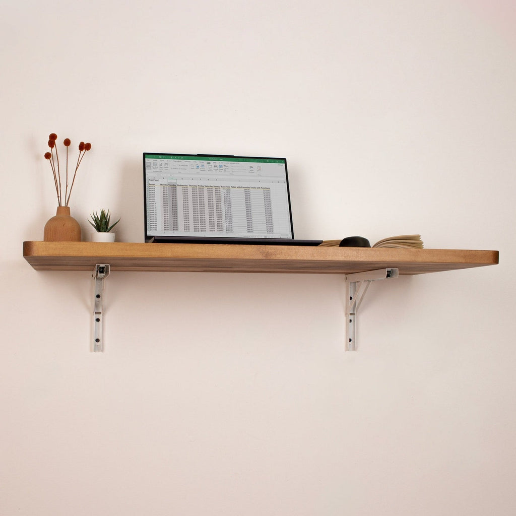 Foldable Table Home Office & Study Table – Wall-Mounted Sheesham Wood | Space-Saving Workspace Solution