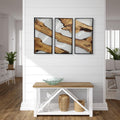 Metal and Wood Wall Art – Sheesham Wood Wall Decor